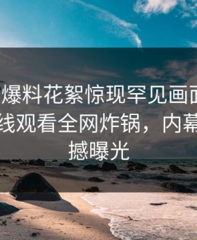大V中午爆料花絮惊现罕见画面，蘑菇影视在线观看全网炸锅，内幕揭秘震撼曝光